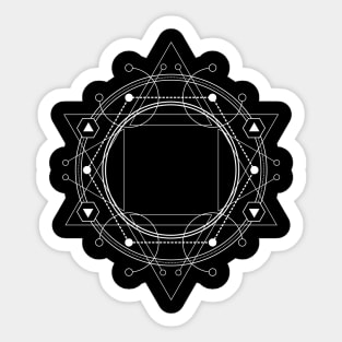 water sacred geometry Sticker